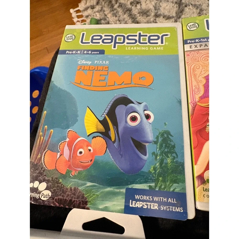 LeapFrog Leapster Learning Game Lot of 6 Nemo Princess Backyardigans Pet Pals